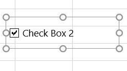 Add a Checkbox in Excel