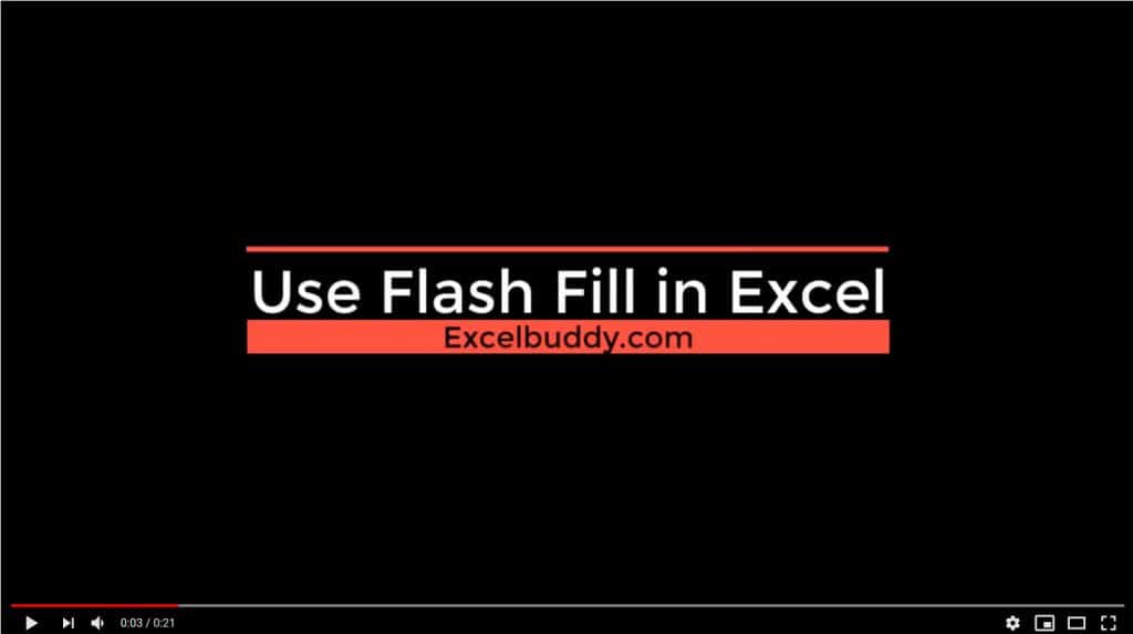 Flash Fill