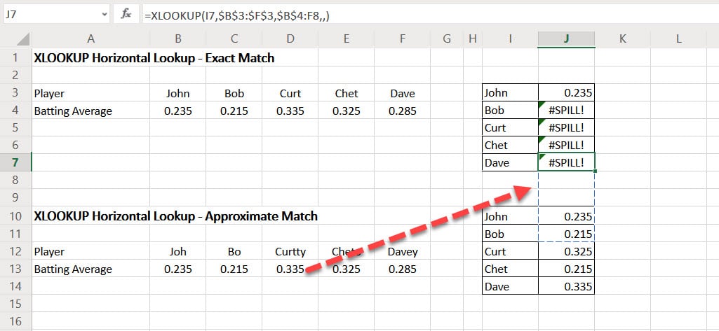 Xlookup Equation to Compare Text